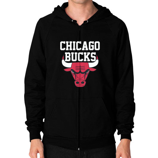 Chicago Bucks Manly Zip Hoodie