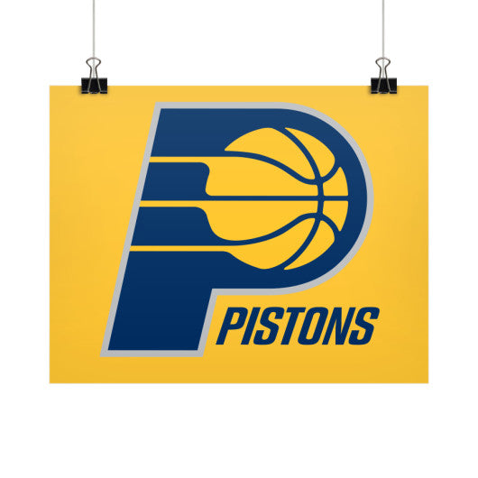 Indiana Pistons High Quality Poster