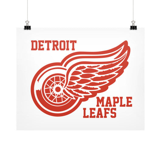 Detroit Maple Leafs High Quality Poster