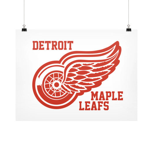 Detroit Maple Leafs High Quality Poster