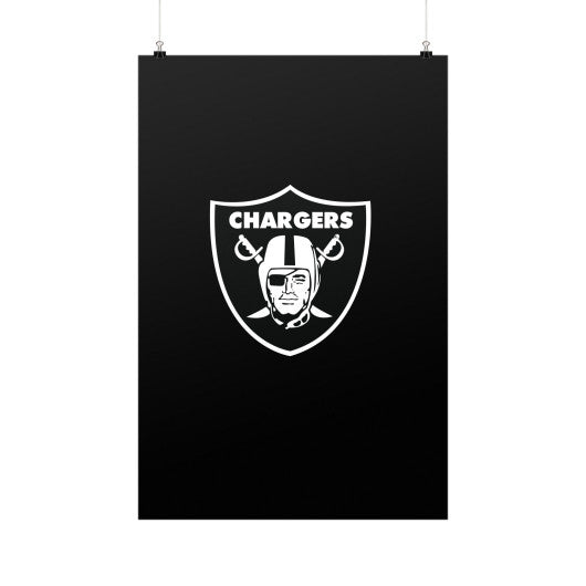 Oakland Chargers High Quality Poster