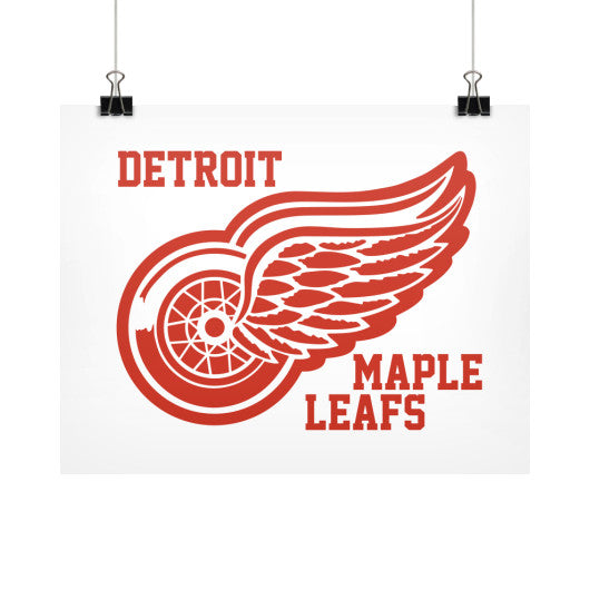 Detroit Maple Leafs High Quality Poster