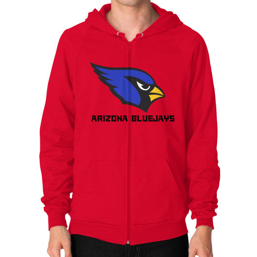 Arizona Blue Jays Manly Zip Hoodie