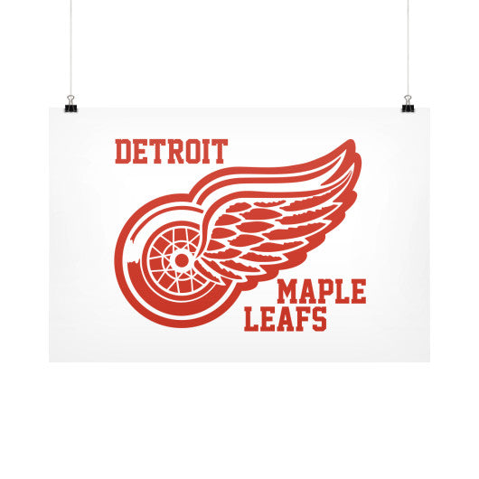 Detroit Maple Leafs High Quality Poster