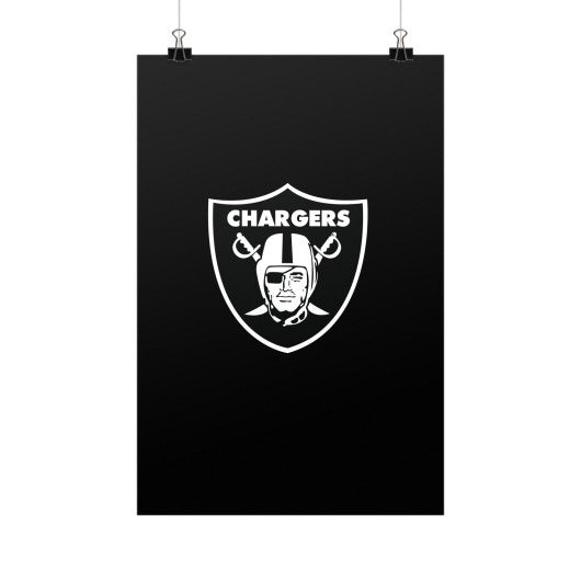 Oakland Chargers High Quality Poster