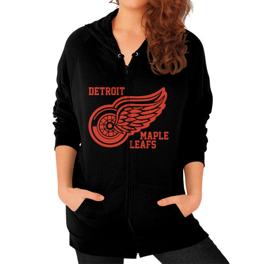 Detroit Maple Leafs Ladies' Zip Hoodie